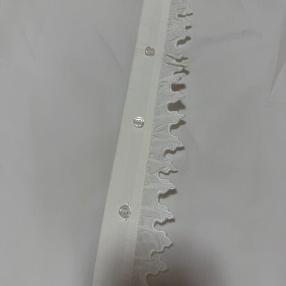 H&M Frill Cotton Blouse Size XS - Picture 7 of 9